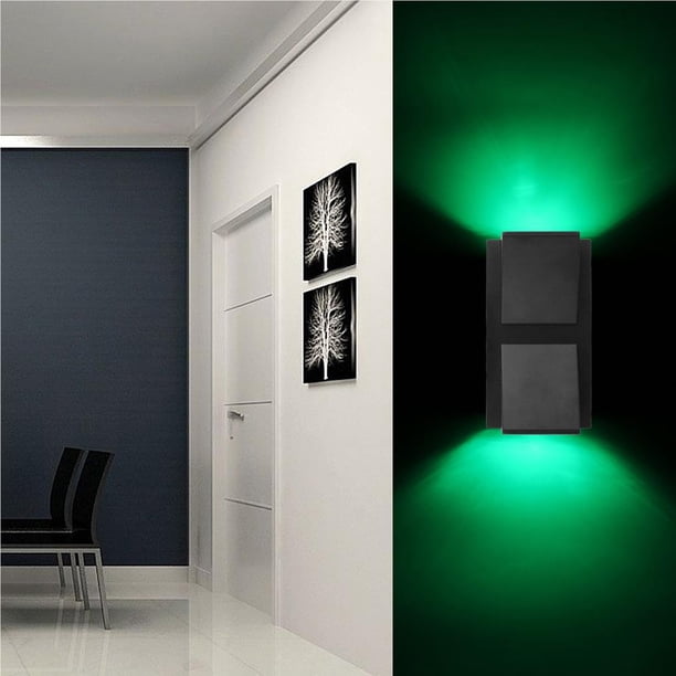 Lámpara De Pared Led De 6 W Hacia Arriba Y Hacia Abajo, Luz Nocturna, Doble Cabezal Para Ktv Bar, Dormitorio, Sala De Estar, Restaurante (Ac85-265V) Scienceny HA024575-04