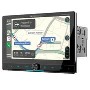 Soundstream VRCPAA-106F 10.6 Double DIN DVD Head Unit with Bluetooth, Apple CarPlay, Android Auto, and Floating Touch Screen