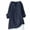 Navy, variant on Cotton Linen Fall Tops,Cotton Linen Shirts for Women Plus Size V Neck Long Sleeve Summer Tops Casual Loose Fit Vintage Blouse Tunic Top