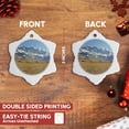 thumbnail image 3 of 3drose, Afghanistan, Bamian Valley, Mountains, Kuchi Camp-as01 Rer0003 - Ric Ergenbright, 3 inch Snowflake Porcelain Ornament, 3 of 7
