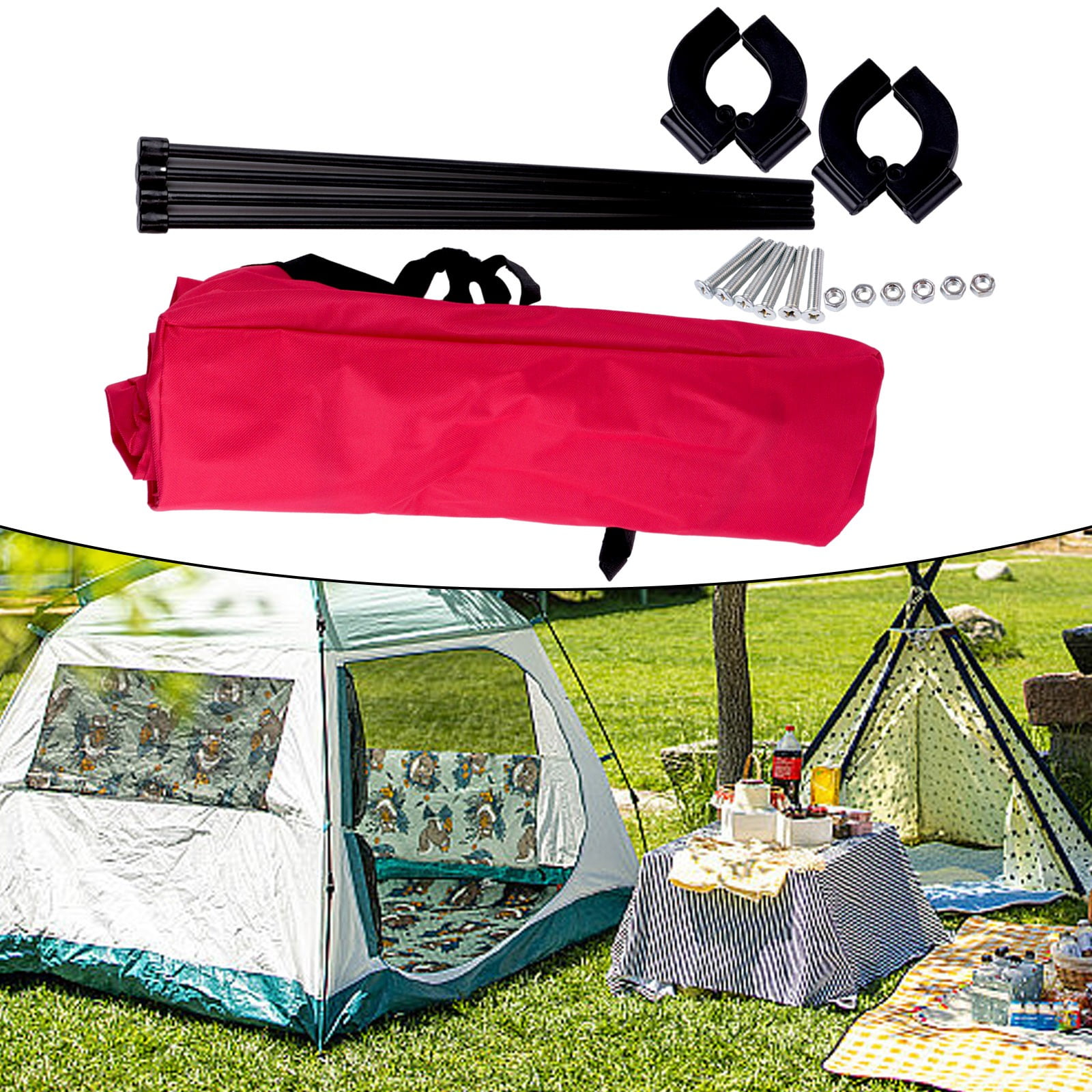 Awning Canopy for Garden Wagon Sun Shade Cover for Trolley Cart