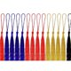 thumbnail image 5 of 20 llaveros de marcapáginas acrílicos en blanco piezas de borlas con bucles, suministros para manualidades para joyas, pendientes, perfecl borla llavero espacios en blanco, 5 of 6