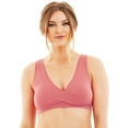 thumbnail image 4 of Caramel Cantina 4 Pack Sleeping Nursing Cross Front Maternity Bra (Large, Festival), 4 of 5