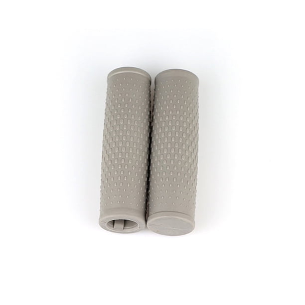 Eigraketly Paquete de 2 empuñaduras para manillar de patinete eléctrico, piezas de repuesto, cubierta antideslizante de goma, accesorio Protector para Patinetes eléctricos Gris Eigraketly OD024809-02