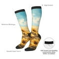 thumbnail image 4 of Sikiie Sunflower Field Bliss Knee Socks, High Socks Long Stretchy Sock Women Knee High Stocking, Long Socks for Women, 4 of 6