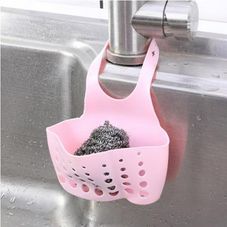 

Faucet Storage Bag Drain Rack Silicone Bag Faucet Filter Basket Bathroom Sink Hanging Adjustable Storage Basket Kitchen Tools