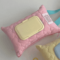 thumbnail image 2 of 2 Pcs Pochette en Coton pour Lingettes Humides pour Bébé, Étui Porte-Lingettes Portable Réutilisable, Boîte à Mouchoirs Suspendue pour Voiture, Sac Suspendu pour Poussette de Bébé, 2 of 5