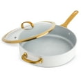 Thyme & Table Nonstick 4.5 QT Supreme Saute Pan, Cream