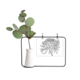 thumbnail image 1 of Flor planta Chrysanthemum ilustración Marco De Metal Florero De Cerámica Decoración, 1 of 4