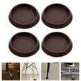 thumbnail image 2 of bed stoppers 4pcs Rubber Furniture Caster Cups Anti Skid Leg Coaster Chair Floor Protectors(2.17"X2.17"X0.39"), 2 of 8