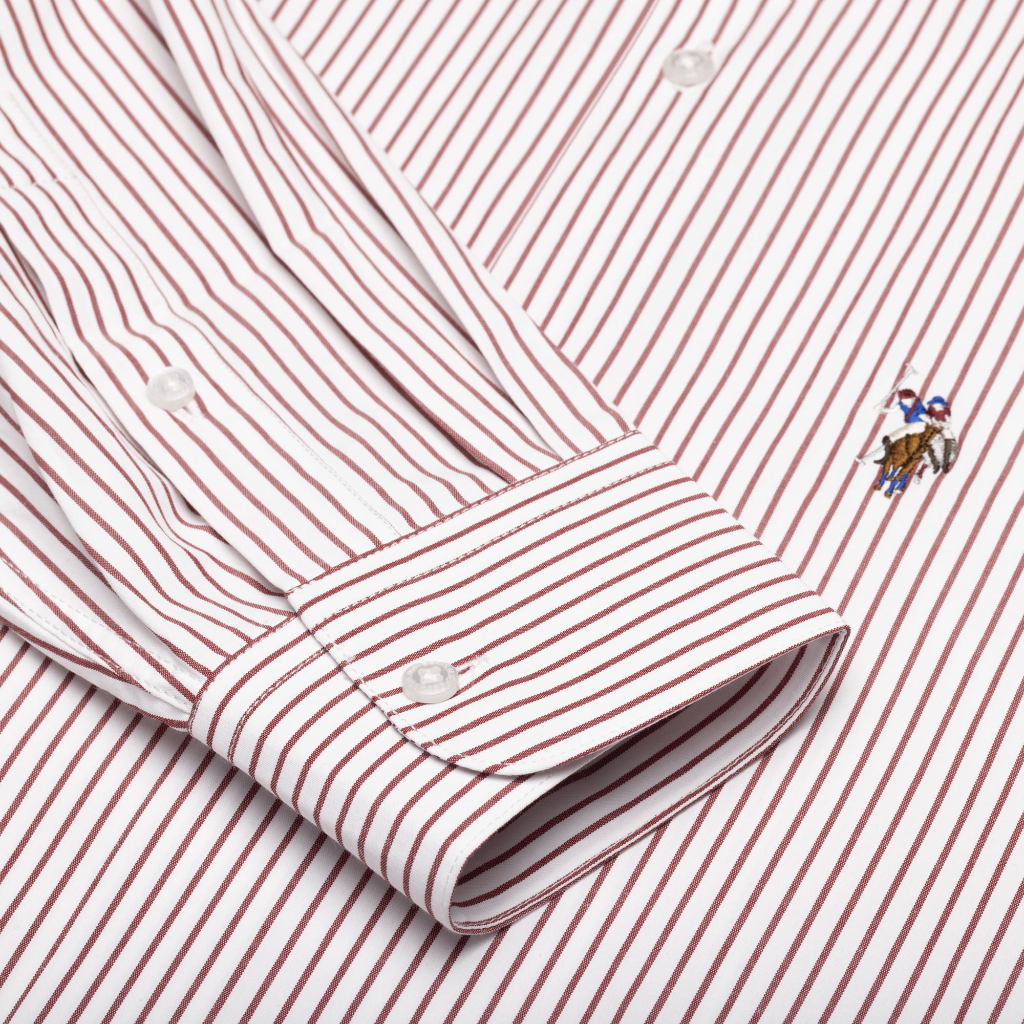 U.S. Polo Assn. Mens Dress Shirt Regular Fit Long Sleeve