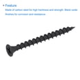 thumbnail image 4 of Uxcell #8 x 1 31/32-Inch Wood Screws Carbon Steel Self Tapping Black 50 Pack, 4 of 5
