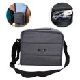 thumbnail image 1 of Bolsa de almacenamiento organizador de diseños de compartimentos práctico gris para guardar respiradores y accesorios para viajes ANGGREK Otros, 1 of 8