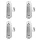 thumbnail image 1 of 4pz Tirador de Puerta de Corredera Empotrada Al Fijo de Cara Rectangular Acero Inoxidable, 1 of 5