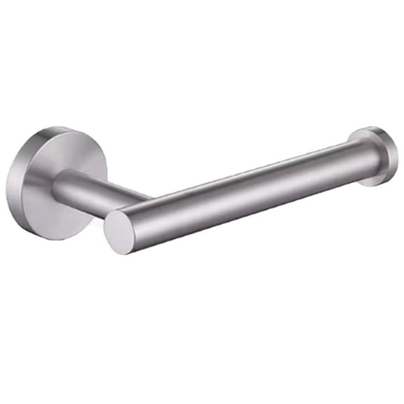 uvwlwu Stainless Steel Adjustable Suction Cup Toilet Paper Holder No Drill Wall Mount Tissue Roll Dispenser Organizer For Bathroom Kitchen(Silver)