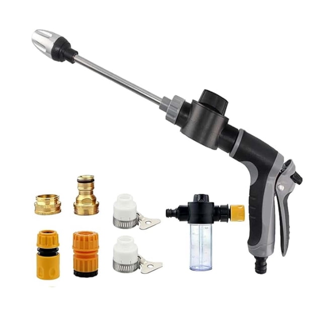 Ohmyroo Ensemble de Baguettes de Laveuse à Pression à Haute Efficacité avec Connecteur de 6 Pcs et Buse Réglable