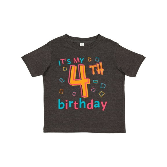Inktastic It's My Fourth Birthday Boys or Girls Toddler T-Shirt
