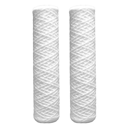 WFPFC4002 Universal Whole House String Wound Filter, 2-Pack, Includes 2 universal 10-inch cartridges that fit all DuPont Whole House Water Filter Systems and.., By