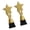 M, variant on Yihuala Trophies Fidgets Toy Pentagrams Star Bulk Trophies Creative Golden Medals for Soccer Game And Celebration