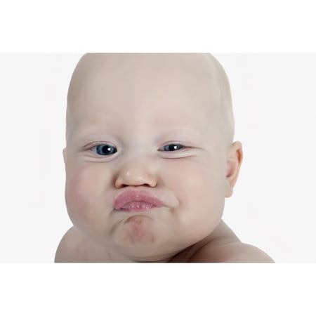 Posterazzi DPI1852830LARGE Baby Making A Funny Face Poster Print Large - 38 x 24