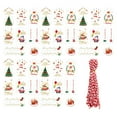 thumbnail image 2 of Zaxius 50PCS Paper Christmas Tags Christmas Tags For Gifts Christmas CardstockTags With String Christmas Labels For Gifts Xmas Brown Kraft Gift Tags With Jute Twine Baker Twine, 2 of 8