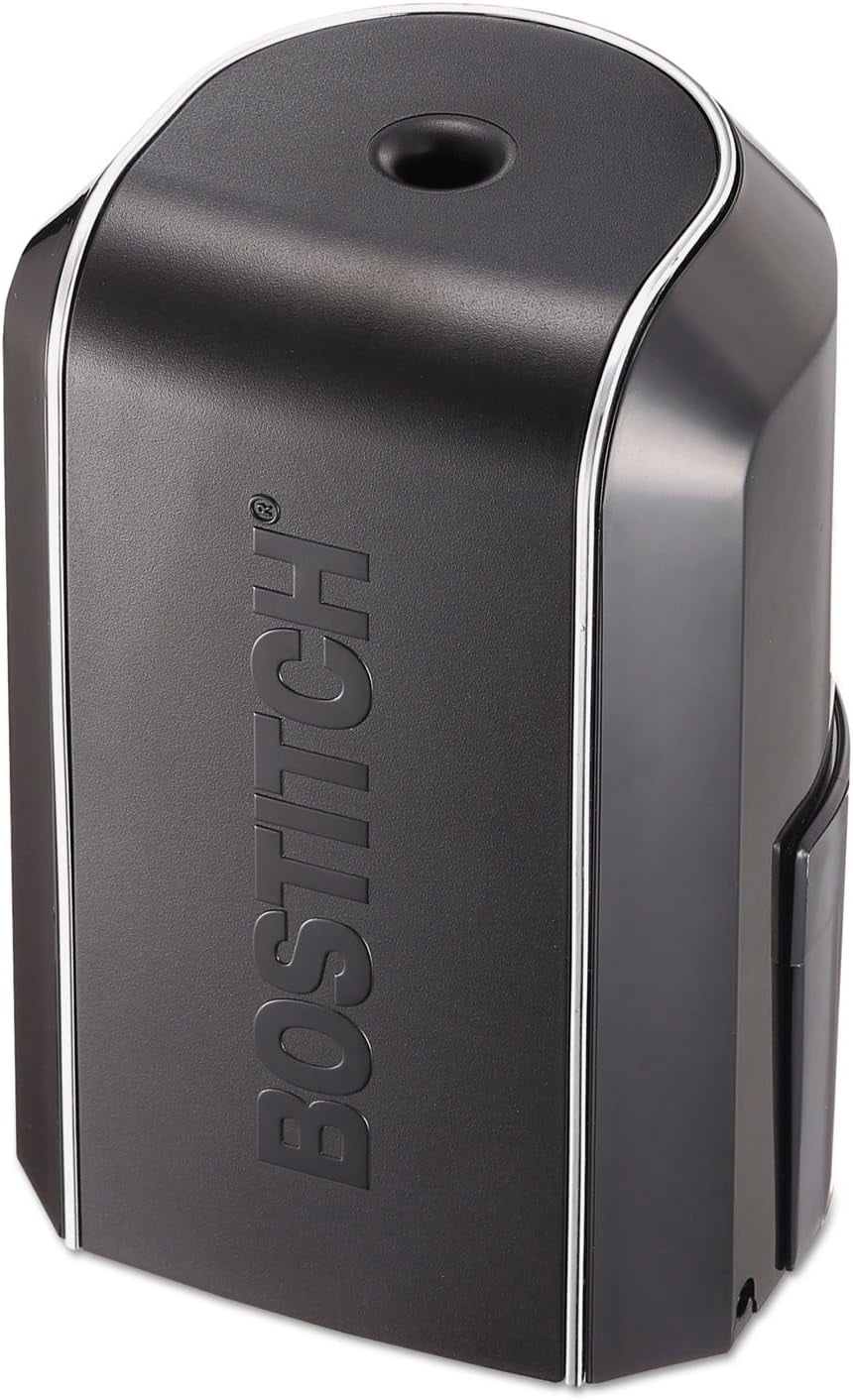 Office Vertical Electric Pencil Sharpener, Powerful Stall-Free Motor, Prevents Over-Sharpening, Black