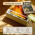 thumbnail image 2 of Difusor de Aceites Esenciales 3 en 1 Humidificador en Forma de Llama, Aromaterapia Difuso r, Flame Humidifier con 2 Modos De Luces LED, Difuso r de Aromas para Casa, Meditacion Trabajar Relaja Yoga, 2 of 6