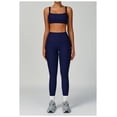thumbnail image 2 of PISONIC Women's Yoga Outfits 2 Piece High Waisted Leggings with Sports Bra Gym Clothes Sets, 2 of 6