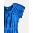 thumbnail image 2 of Wonder Nation Girls Ribbed Knit Wide Leg Jumpsuit with Short Sleeves, Sizes 4-18, 2 of 3