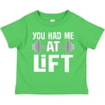 thumbnail image 3 of Inktastic Weightlifting You Had Me At Lift Boys or Girls Toddler T-Shirt, 3 of 5