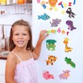 12pcs Cartoon Drill Painting Decals Kids Handmade Stickers for