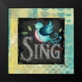 thumbnail image 2 of Medley, Elizabeth 12x12 Black Modern Framed Museum Art Print Titled - Spring Burst I, 2 of 5
