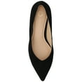 thumbnail image 4 of Journee Womens Pammie Slip On Pointed Toe Kitten Heel Pumps, Widths Available, 4 of 9