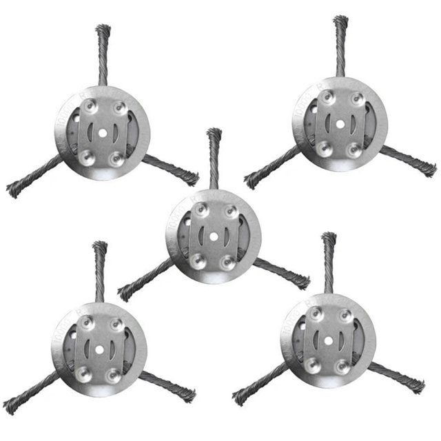 Cabeza Acero Cepillo Universal 6 Pulgadas para Bordes Cortacésped (d)