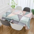 thumbnail image 2 of Yayeee Tablecloths 54" x 54" Rectangle Wrinkle Resistant Party Table Cover, Green Geometric, 2 of 8