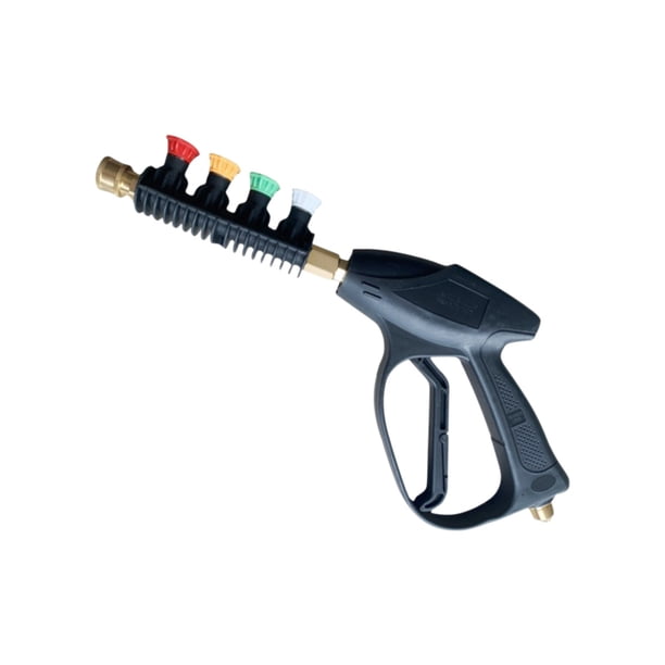 Mom's Best Pistola de alta presión para lavado de coches, con conector M22-14 mm, juego de 4, herramientas de limpieza para jardín
