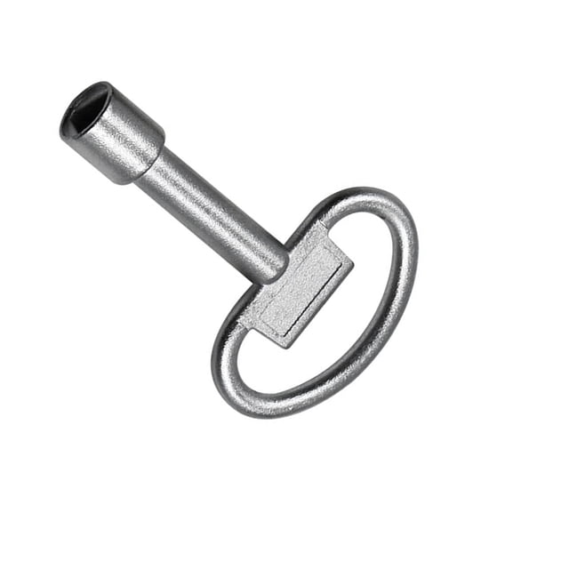 Eigraketly Válvula de agua del grifo de 2 piezas, llave Triangular, llave de Control eléctrico, cerradura de armario, elevador, Metro, trenes, llave Artesanía L Eigraketly GJ4107-01