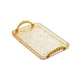 thumbnail image 1 of Bandeja rectangular para servir, para vasos de agua y joyas, para tocador de baño. Ámbar, 1 of 9