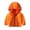 Brown, Orange, variant on LYMAYTER Kids Unisex Fleece Jacket Boys Girls Hooded Waterproof Outerwear Toddler Long Sleeve Windproof Coat for 1-7 Years