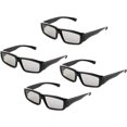 thumbnail image 1 of Zshan 4 PCS Non-Flash Circular Polarizer 3D Glasses All RealD 3D Cinema Non-Flash Circular Polarizer 3D Televisions for Family Viewers Circular Polarized Pack, 1 of 5