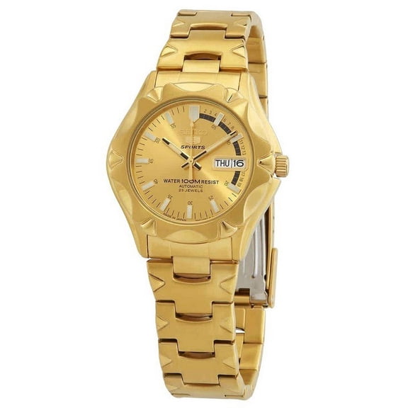 Seiko 5 Automatic Gold Dial Men's Watch SNZ450J1