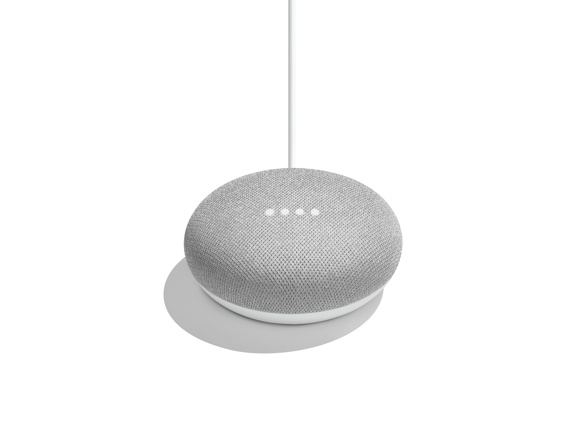 Google Home Mini Smart Speaker, Chalk photo 5