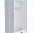 thumbnail image 3 of Armoires & Wardrobes | Rio Double Door Armoire with Hanging Rod, 71” High | White | Particle Board, 3 of 14