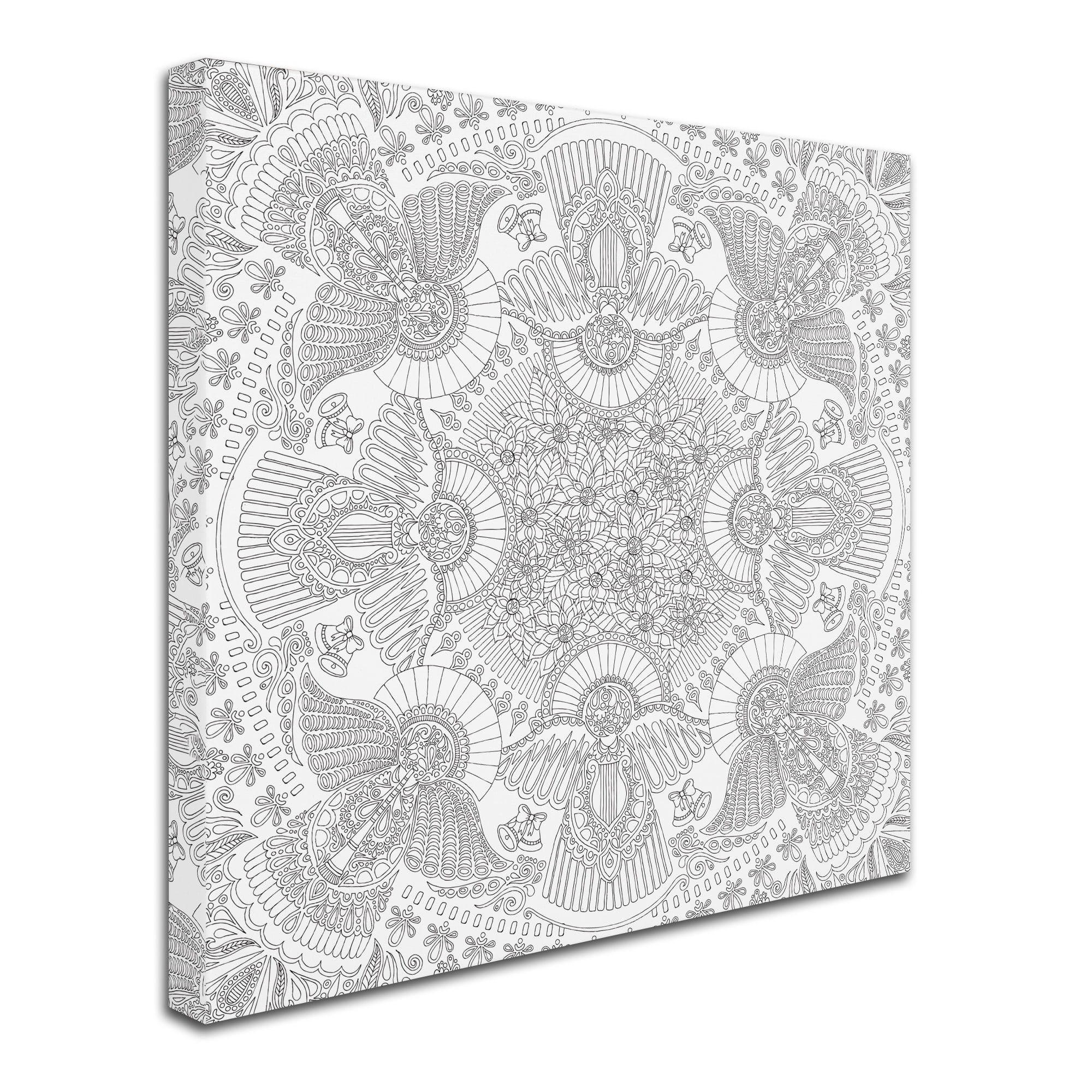 Trademark Fine Art "Christmas Angels" Canvas Art by Hello Angel