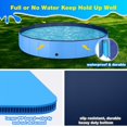thumbnail image 2 of Piscina para perros grandes Jecoo, plegable, de plástico duro, portátil, 2 of 6