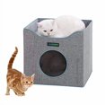 thumbnail image 2 of 212 Main CCD-3915SG 15.5 in. Condo de Chat&44; Gris Fumée, 2 of 4