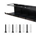 thumbnail image 6 of Miulika Wall Mounted Spray Can Rack and Power Tool Organizer 17x4x3inch Versatile Storage Bracket for Garage Shop Home Easily Install, 6 of 7