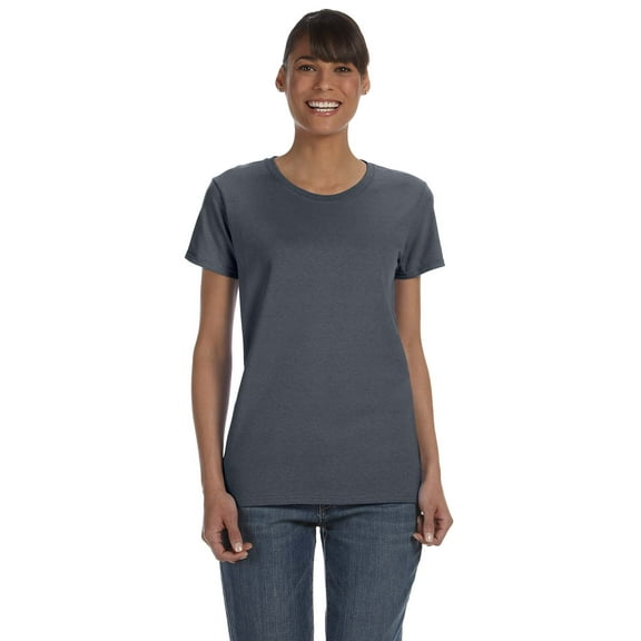 Gildan - Heavy Cotton Women’s T-Shirt - 5000L, Dark Heather, L