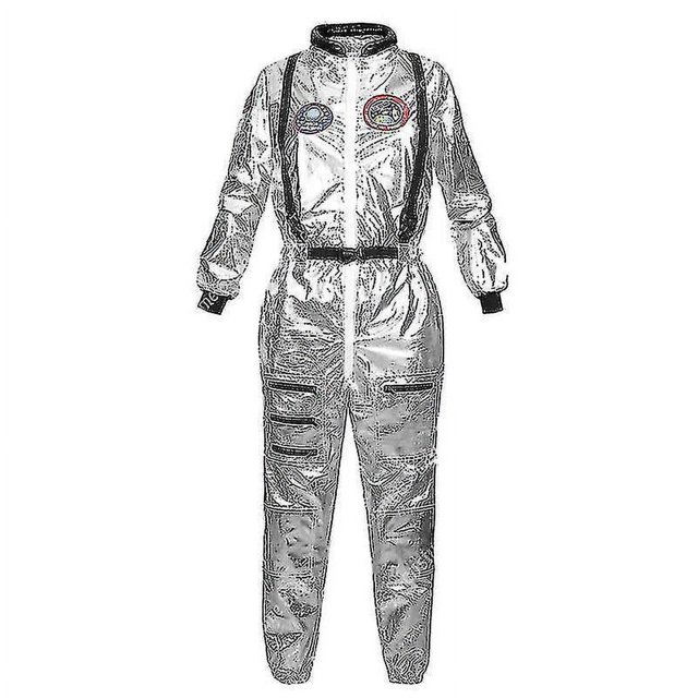 Disfraz de astronauta para hombre, disfraz de Halloween para mujer, monos, traje de astronauta, disfraces de Cosplay para adultos