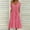 A77 Hot Pink, variant on Xdegoge Today Summer Dresses for Women Trendy Short Sleeve Boho Eyelet Dresses Maxi Flowy Casual Beach Sundress Button Down Scoop Neck Dress with Pockets